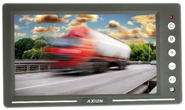 Axion TFT Monitor 7", 2 x Kamera Eingang 12/24 Volt