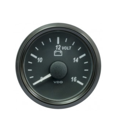 VDO SingleViu Voltmeter mit 52 mm Durchmesser für 12 V